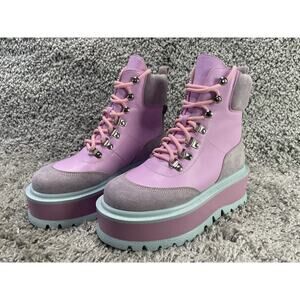 Koi Hydra Kawaii Platform Boots Size 4 Pastel Pink Kids Shoes PreOwned
